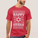Camiseta Homens Felizes De Chanucá Mulheres Crianças, Estre<br><div class="desc">Feliz Homens Chanucá Mulheres Crianças,  Estrelas De David Jewish Holiday Premium T-Shirt.</div>