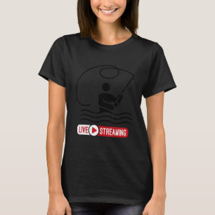 Camiseta Homens Fly Fishing para Pescadores TRANSMISSÃO AO