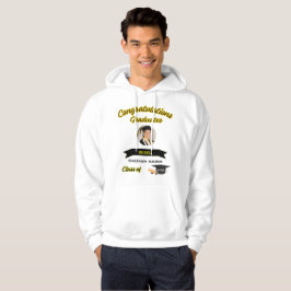 Camiseta homens foto e nome parabéns formandos Ho