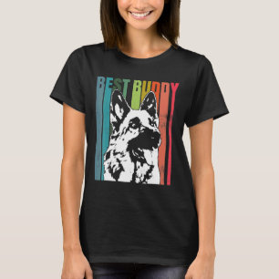 Camiseta Homens German shepherd Vintage Mulheres Crianças