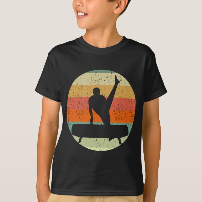 Camiseta Homens ginástica masculina em Sunset Kids (Frente)