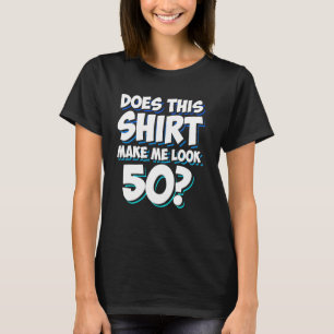 Camiseta Homens Homens Aniversário 50 Anos Pai 50 Homens An