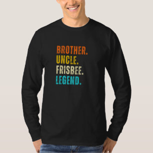 Camiseta Homens Irmão Tio Lenda do Frisbee Ultimate Vintage