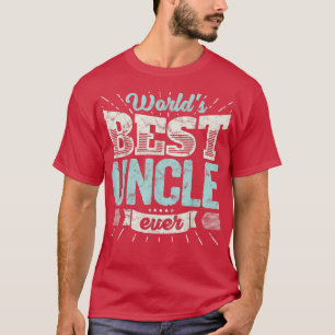 Camiseta Homens Legal Dão Presente no Melhor Tio do Mundo N