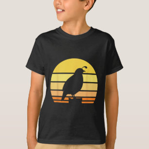 Camiseta Homens legal de Arte Quail Mulheres Caçadoras de P