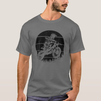 Camiseta Homens legal De Bicicletas De Sujeira Mulheres Mot