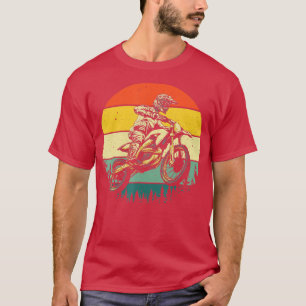 Camiseta Homens legal De Bicicletas De Sujeira Mulheres Mot