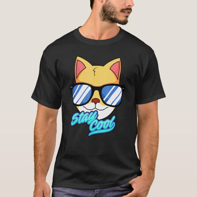 Camiseta Homens Legal Gatos Mulheres Bonitas Legal (Frente)