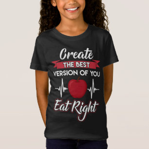 Camiseta Homens legal, mulheres saudáveis comendo Fruta, ba