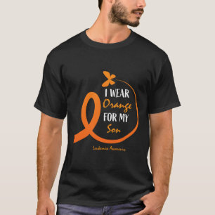Camiseta Homens Mãe Mulheres Eu Visto Laranja Para Meu Filh