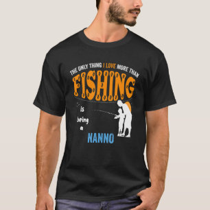 Camiseta Homens Mais Do Que Amam Pescar Nanno Especial Avô