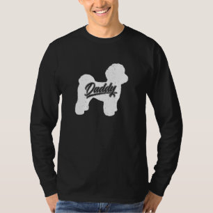 Camiseta Homens Maltês Papai Cachorro Dono Papá Pais De Mal