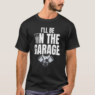 Camiseta Homens Mecânicos Da Corrida De Carro De Rapazes