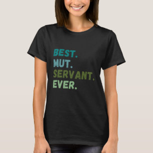 Camiseta Homens Melhor Servidores de Cachorro Nunca MAIS
