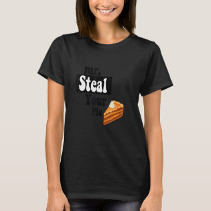 Camiseta Homens Meninos Bebês Crianças Sr Rouba Sua Torta D