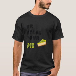 Camiseta Homens Meninos Bebês Crianças Sr Rouba Sua Torta k