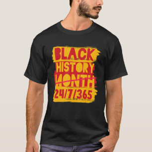 Camiseta Homens Mês da História Negra 247365 Roupas da Hist