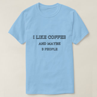Camiseta Homens mulher eu gosto de café 3 pessoas de camise