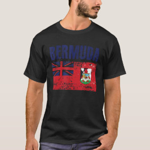 Camiseta Homens Mulheres Bermudas Orgulho Nacional Aflição