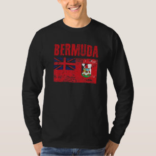 Camiseta Homens Mulheres Bermudas Orgulho Nacional Aflição
