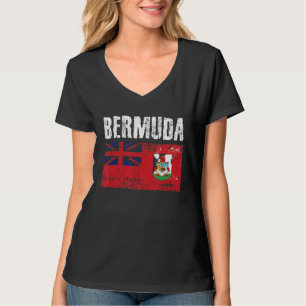Camiseta Homens Mulheres Bermudas Orgulho Nacional Aflição