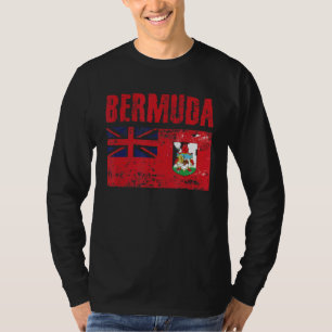 Camiseta Homens Mulheres Bermudas Orgulho Nacional Aflição