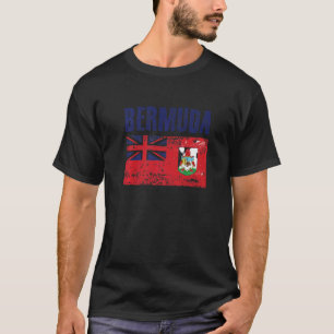 Camiseta Homens Mulheres Bermudas Orgulho Nacional Angústia