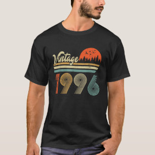 Camiseta Homens Mulheres Clássico Bday 1996 Presente Engraç