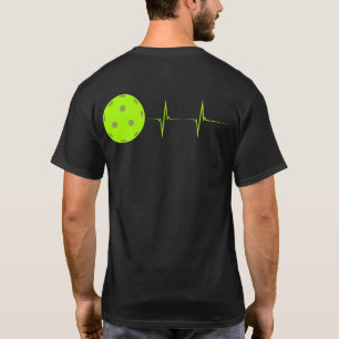 Camiseta Homens/Mulheres com batimento cardíaco em taça - C