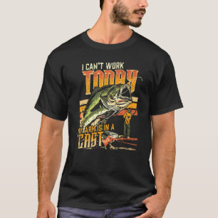 Camiseta Homens Mulheres Divertido Amante da Pesca Pescador