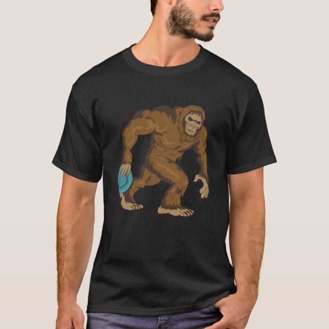 Camiseta Homens & mulheres do golfe do disco Bigfoot" dos (Frente)