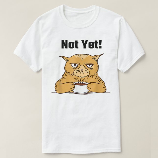 Camiseta Homens Mulheres Engraçadas Café T-Shirt (Frente do Design)