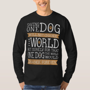 Camiseta Homens Mulheres Equipe de resgate de animais