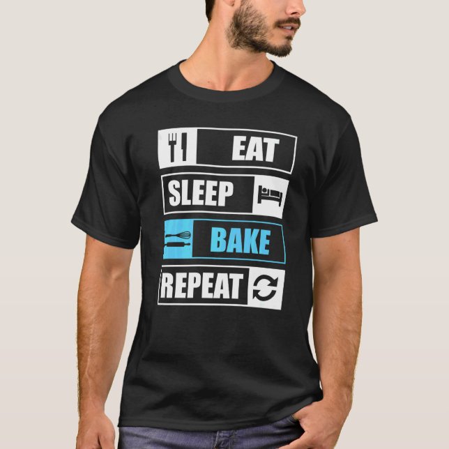 Camiseta Homens Mulheres Fazendo Comidas De Hobby Cakes Cup (Frente)