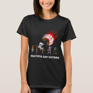 Camiseta Homens Mulheres Jogo Terraria Halloween