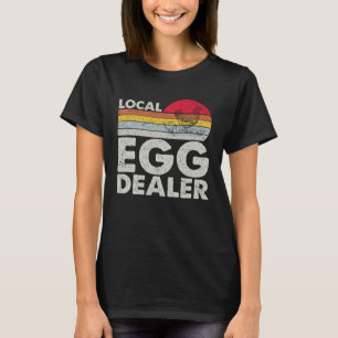 Camiseta Homens Mulheres Retro Vintage Comerciantes de Ovos