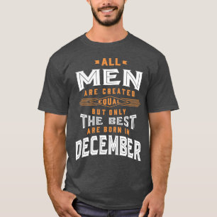 Camiseta Homens Nasceres Em Dezembro