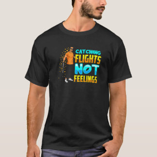 Camiseta Homens Negros Pegam Voos Sem Sentir Férias