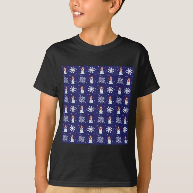 Camiseta Homens nevado (Frente)