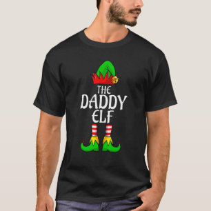 Camiseta Homens O Papai Elfo Família Correspondente Grupo N