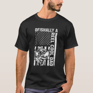 Camiseta Homens Oficialmente Um Carpa Muito Legal Pai Pesca