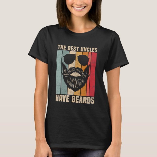 Camiseta Homens Os Melhores Tiros Tinham Beard Family Niec (Frente)