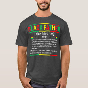 Camiseta Homens Pai Negro Significado História Negra Junete