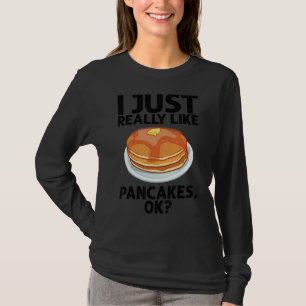 Camiseta Homens Pancake Pancake Maker Pancakes Pancakes Caf