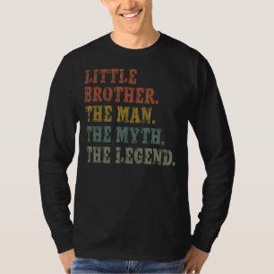 Camiseta Homens Pequenos Irmãos O Homem O Mito A Legenda