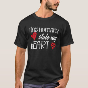 Camiseta Homens Pequenos Roubaram Meu Professor De Coração