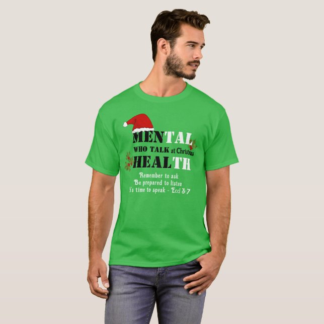 Camiseta HOMENS Personalizados QUE FALAM SAÚDE Natal Saúde  (Frente Completa)