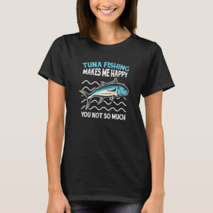 Camiseta Homens Pescadores de Atum A Pesca de Atum Me Faz F