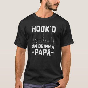 Camiseta Homens Pescaria para Papai Palhaço Pescador Dia do