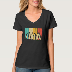 Camiseta Homens Pinguins Bonitos Mulheres Pássaros Zoologis